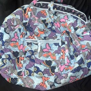 Vera Bradley Large Butterfly Duffel Bag